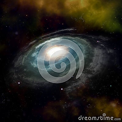 Spiral galaxy Stock Photo