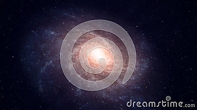 Spiral galaxy Stock Photo