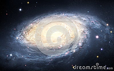 Spiral galaxy Stock Photo