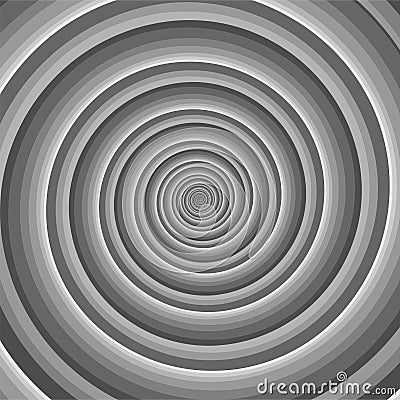 Spiral hipnotic optical illusion. Hypnotizing swirl. Trance sleep hypnotherapy. Simple graphic vector illustration. Concentartion Cartoon Illustration