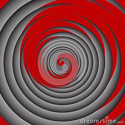 Spiral motion #5. Vector Illustration