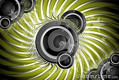 Spiral Music Stock Photo
