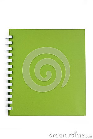 A spiral notebook. Stock Photo