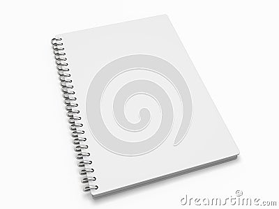 Spiral notebook Stock Photo