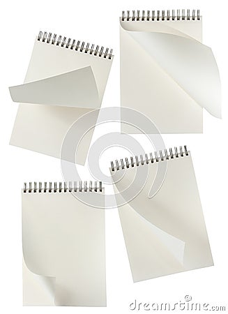 Spiral Notebooks Stock Photo