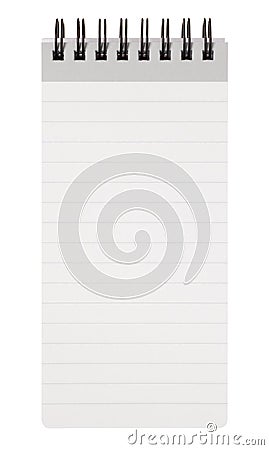 Spiral Notepad Stock Photo