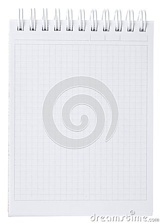 Spiral notepad Stock Photo