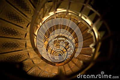 Spiral stair Paris Stock Photo