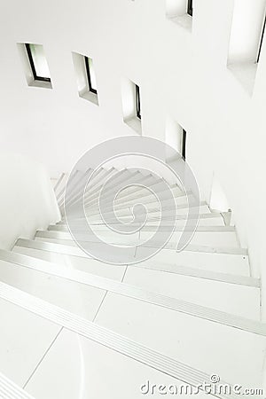 Spiral stair Stock Photo