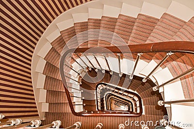 Spiral Staircase Stock Photo