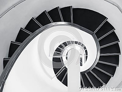 Spiral Staircase Architecture details Art Abstract background Stock Photo