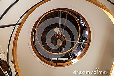 Spiral staircases Stock Photo