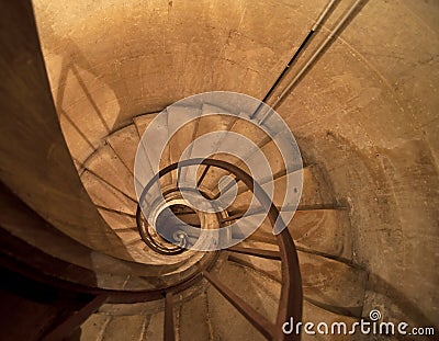 Spiral stairs Stock Photo