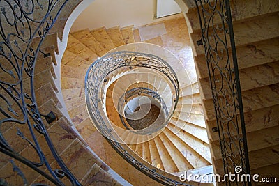 Spiral stairs Stock Photo