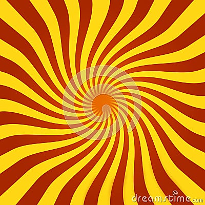 Spiral Sunburst Stock Photo