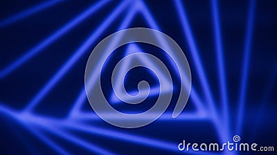 Spiral of triangular shape. Animation. Slow hypnotic animation with moving triangular spiral pattern. Triangular spiral Stock Photo