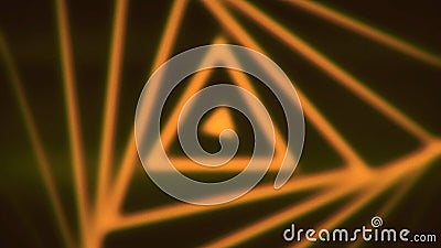 Spiral of triangular shape. Animation. Slow hypnotic animation with moving triangular spiral pattern. Triangular spiral Stock Photo
