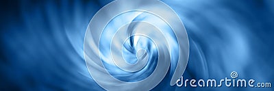 Spiral vortex blue blurred gradient background texture banner Stock Photo