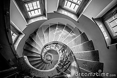 Spiraling Serenity Stock Photo