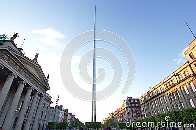 The Spire - Dublin Ireland Editorial Stock Photo