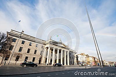 Spire and GPO, Dublin Stock Photo