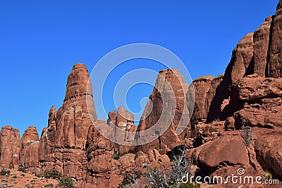 Spires - Contrasts in Color Stock Photo