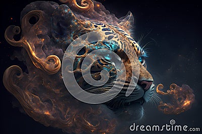 Spirit animal - Tiger Stock Photo