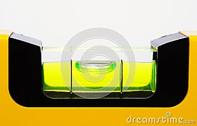 Spirit level Stock Photo