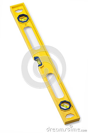 Spirit Level Tool Isolated Stock Photo