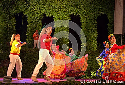Spirited Mexican dance Editorial Stock Photo