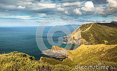 The Spirits Bay at Cape Reinga Stock Photo