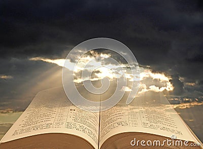 Spiritual light to mankind Stock Photo