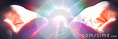 Spiritual Psychic Reiki Heal Energy Stock Photo