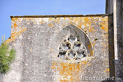 Spiritual retreat and reflection in the abbey, France Stock Photo