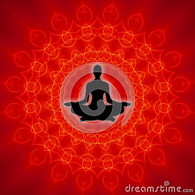 Spiritual Yoga Stock Photo