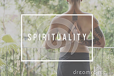 Spirituality Connection Faith Imagination Mindful Concept Stock Photo
