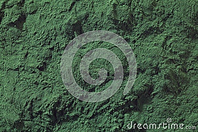 Spirulina algae powder Stock Photo