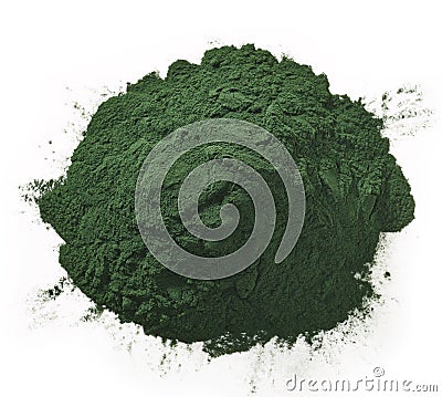 Spirulina algae powder Stock Photo