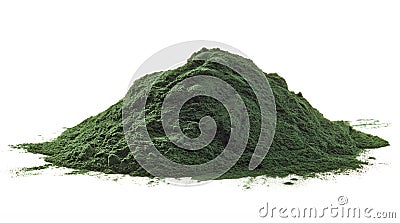 Spirulina algae powder Stock Photo