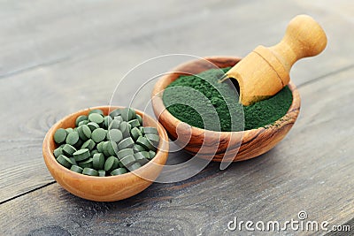 Spirulina Stock Photo