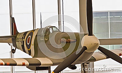 Spitfire Fighter Aircraft Editorial Stock Photo