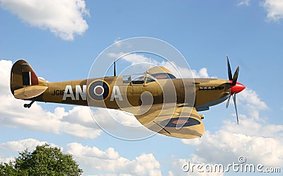 Spitfire fighter plane Stock Photo