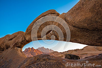 Spitzkoppe, unique rock formation in Damaraland, Namibia Stock Photo