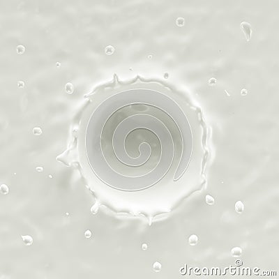 Spla.sh of milk. Stock Photo