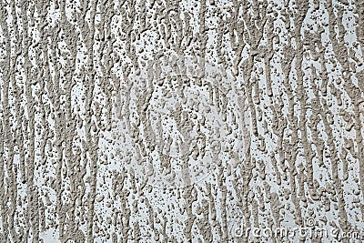 Splash of liquid concrete on wall Stock Photo