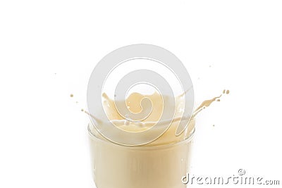 Splash of milk Stock Photo