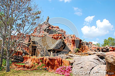 Splash Mountain Editorial Stock Photo