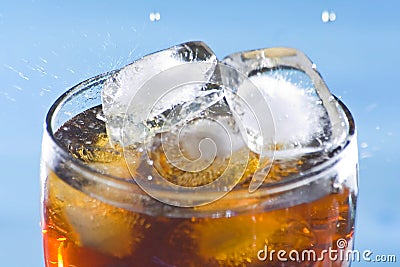 Splash refreshment soda cold drink Stock Photo