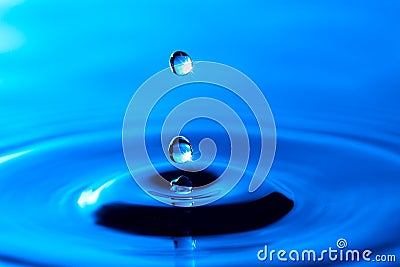 Splash of water crown Stock Photo