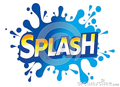 Splash water drop logo icon Vector Illustration